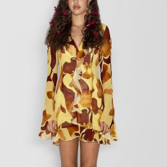 THE WOLF GANG Rhapsody Mini Dress NEW - Picture 1 of 16